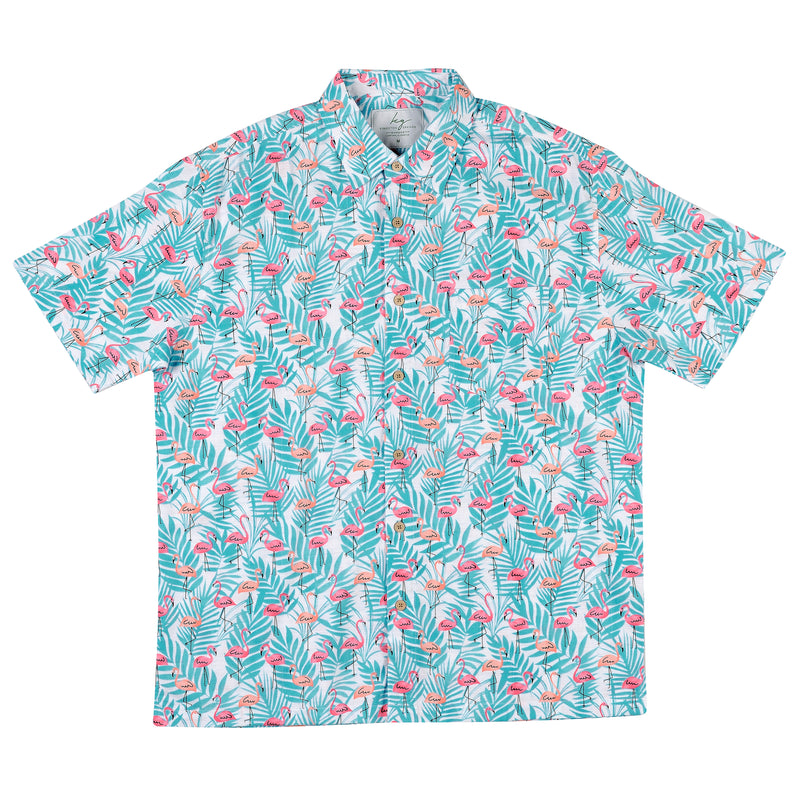 Bamboo Men's Shirt Flamingo