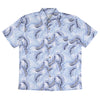 Bamboo Men's Shirt Blue Fern