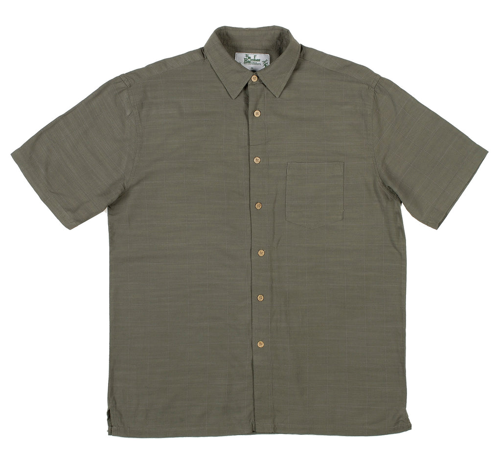 Bamboo Men's Shirt Khaki Jungle