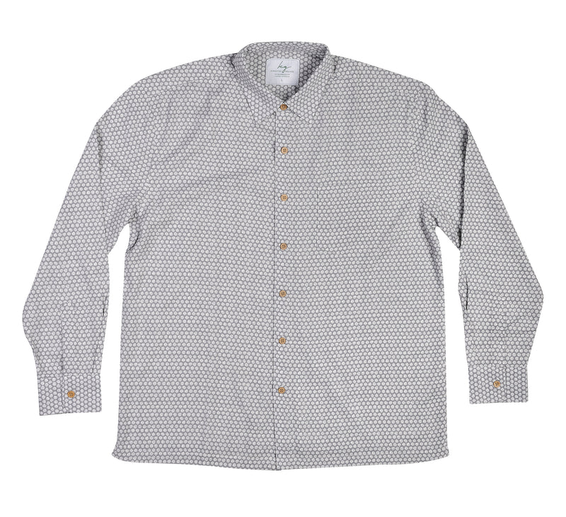 Bamboo Men's Long Sleeve Grey Balls