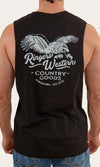 Eagle Mens Muscle Tank Black