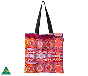 Aboriginal Art Tote Bag Murdie Morris Red