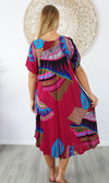 Rayon Dress Newport Aztec, More Colours