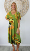 Rayon Dress Newport Aztec, More Colours