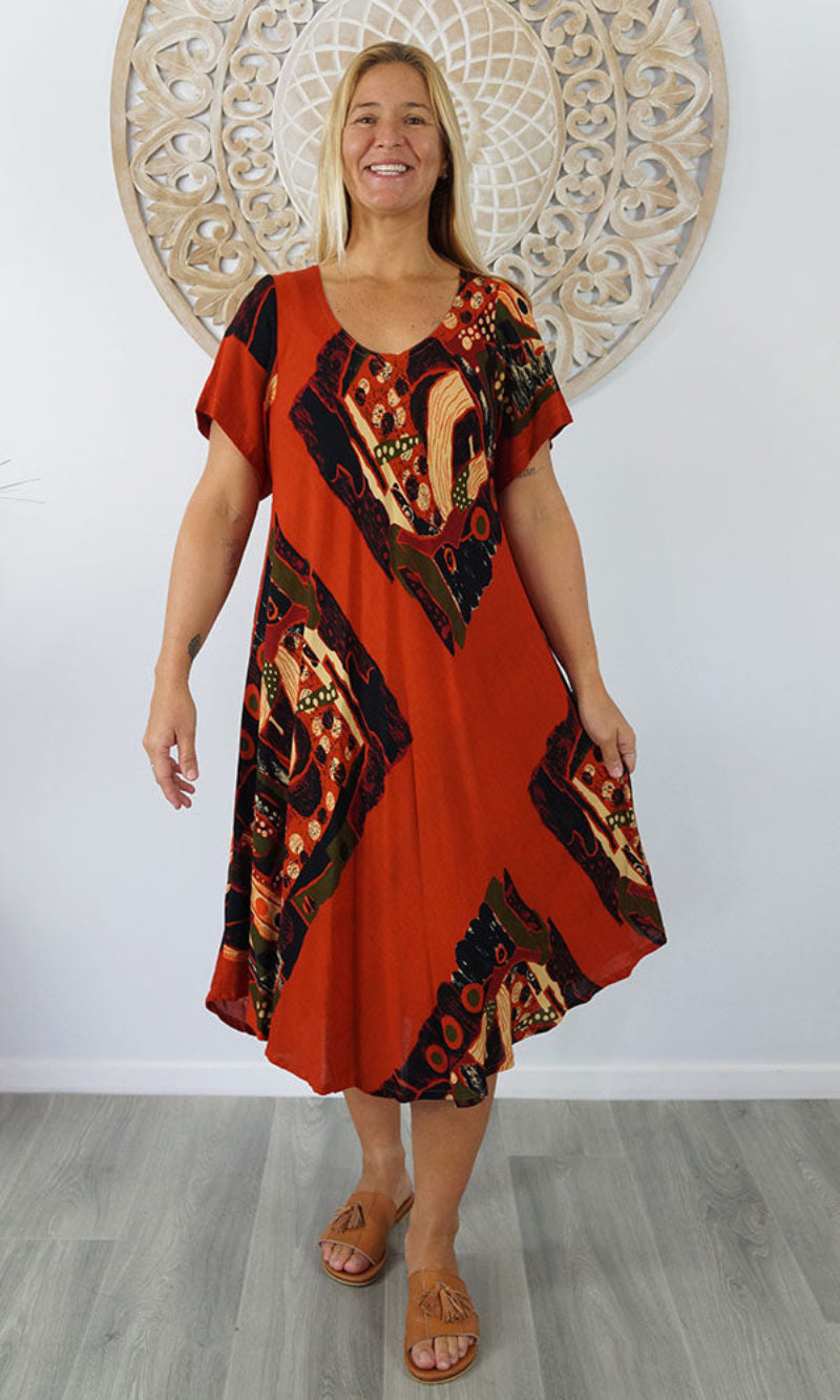 Rayon Dress Newport Dreamer, More Colours