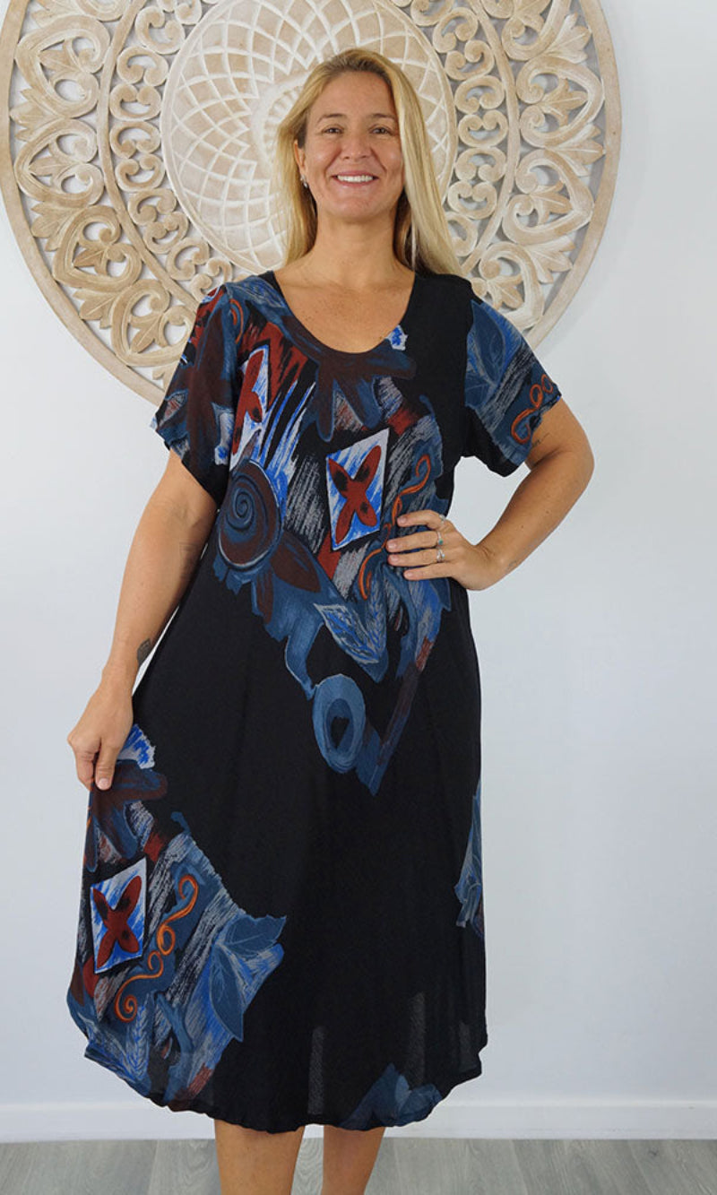 Rayon Dress Newport Icon, More Colours