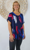 Rayon Top Newport Abstract, More Colours