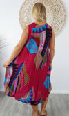 Rayon Dress Niche Aztec, More Colours