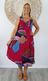 Rayon Dress Niche Aztec, More Colours