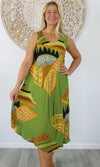 Rayon Dress Niche Aztec, More Colours