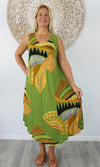 Rayon Dress Niche Aztec, More Colours