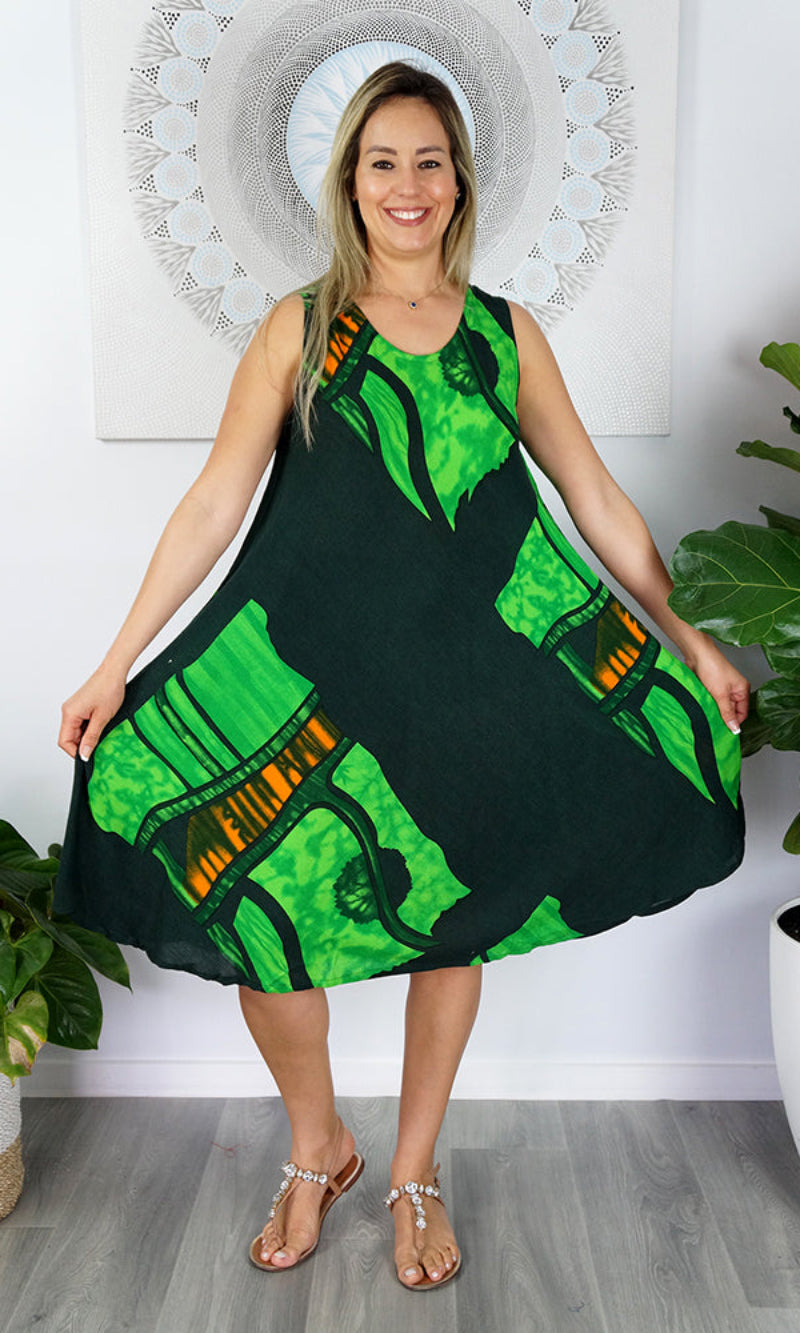 Rayon Dress Niche Vista, More Colours