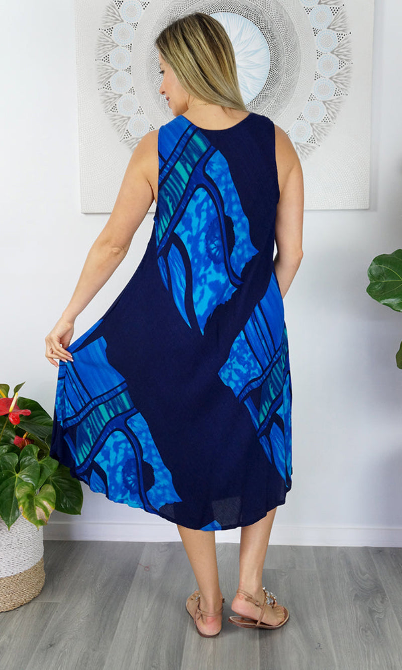 Rayon Dress Niche Vista, More Colours