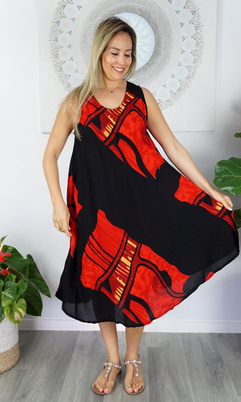 Rayon Dress Niche Vista, More Colours