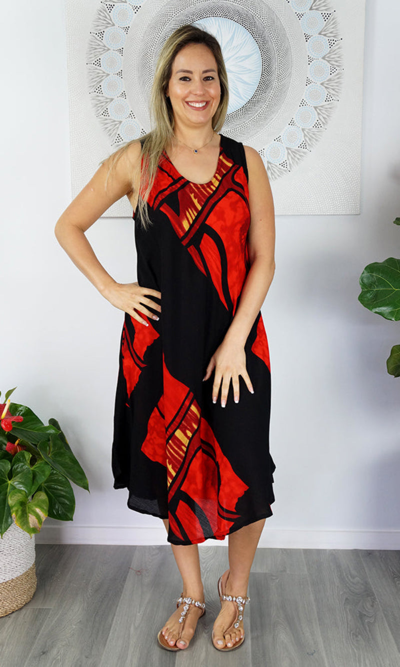 Rayon Dress Niche Vista, More Colours