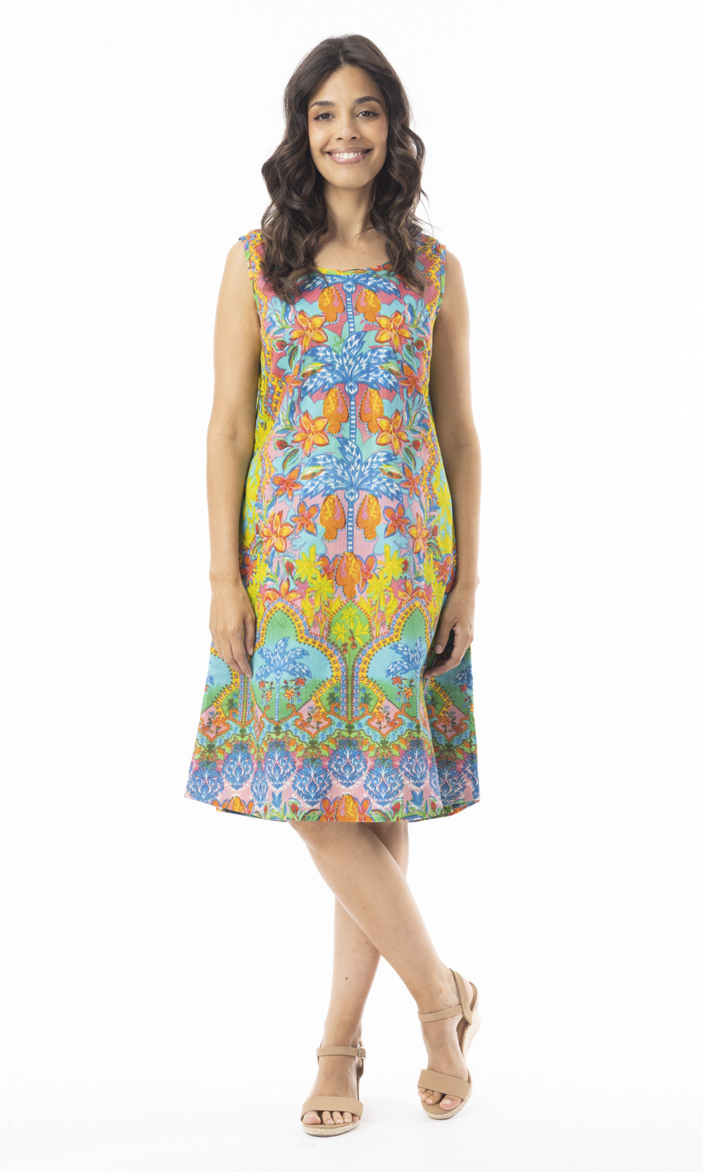 Cotton Dress Reversible Sleeveless Fortaleza