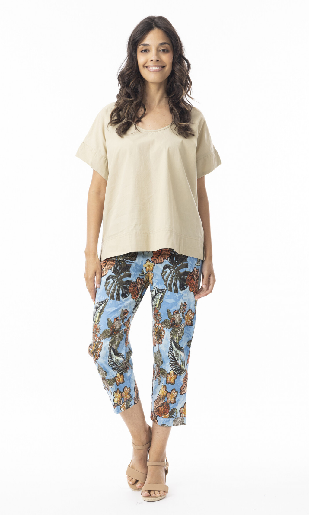 Cotton Pant Bangalene Lima Blue