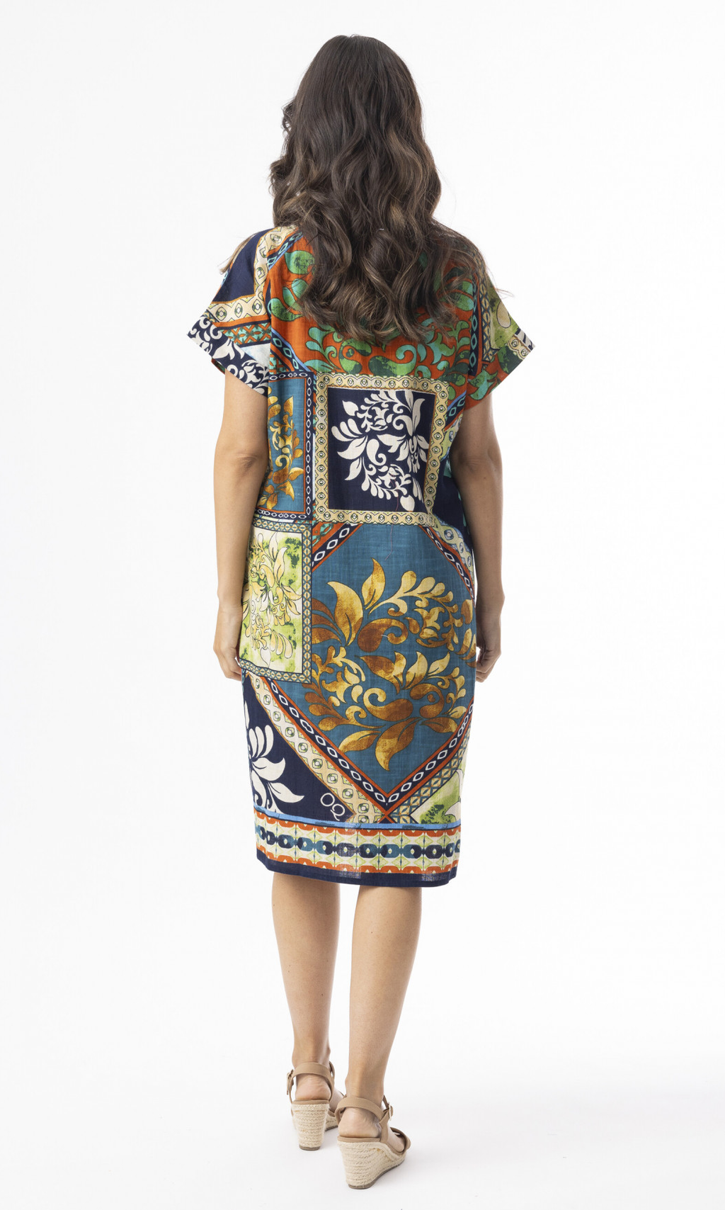 Cotton Dress Bubble Short Sleeve Cabo Fria