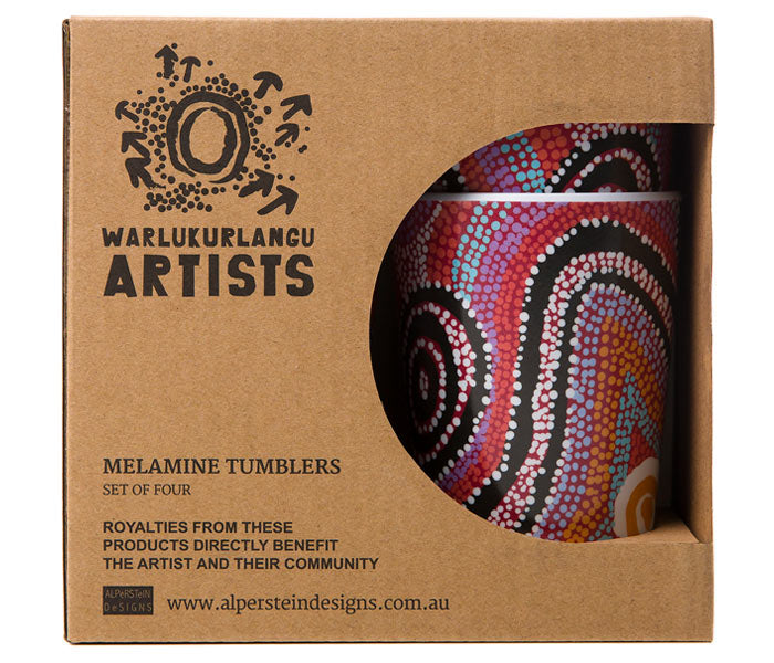 Aboriginal Art Melamine Tumblers Otto Sims