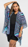 Aboriginal Art Chiffon Shawl Our Future, Together