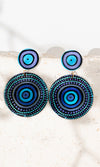 Aboriginal Art Circle Earrings Our Future, Together