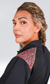 Aboriginal Art Ladies Fitted Bamboo Polo Our Many Tribes