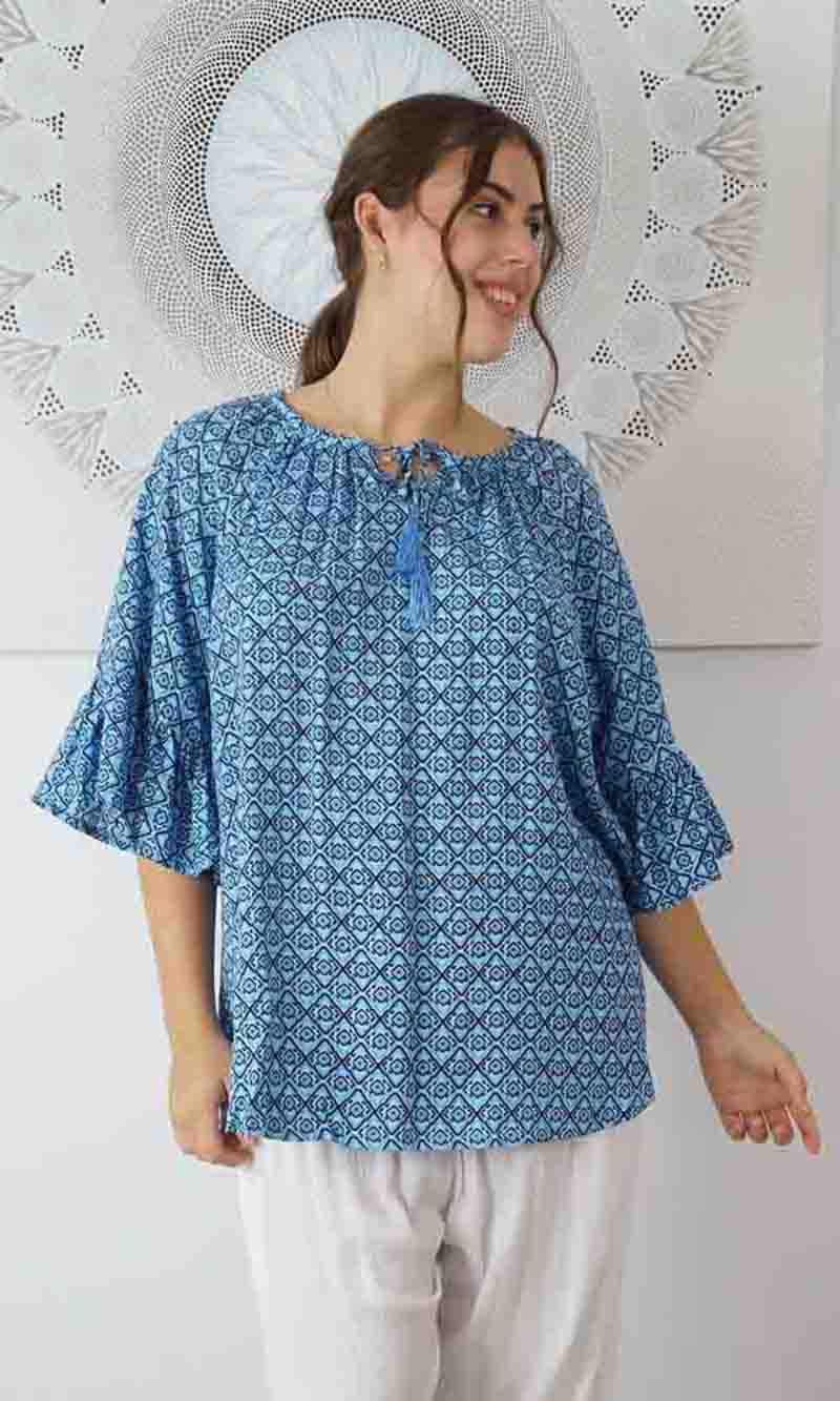 Rayon Top Panama Marrakesh, More Colours