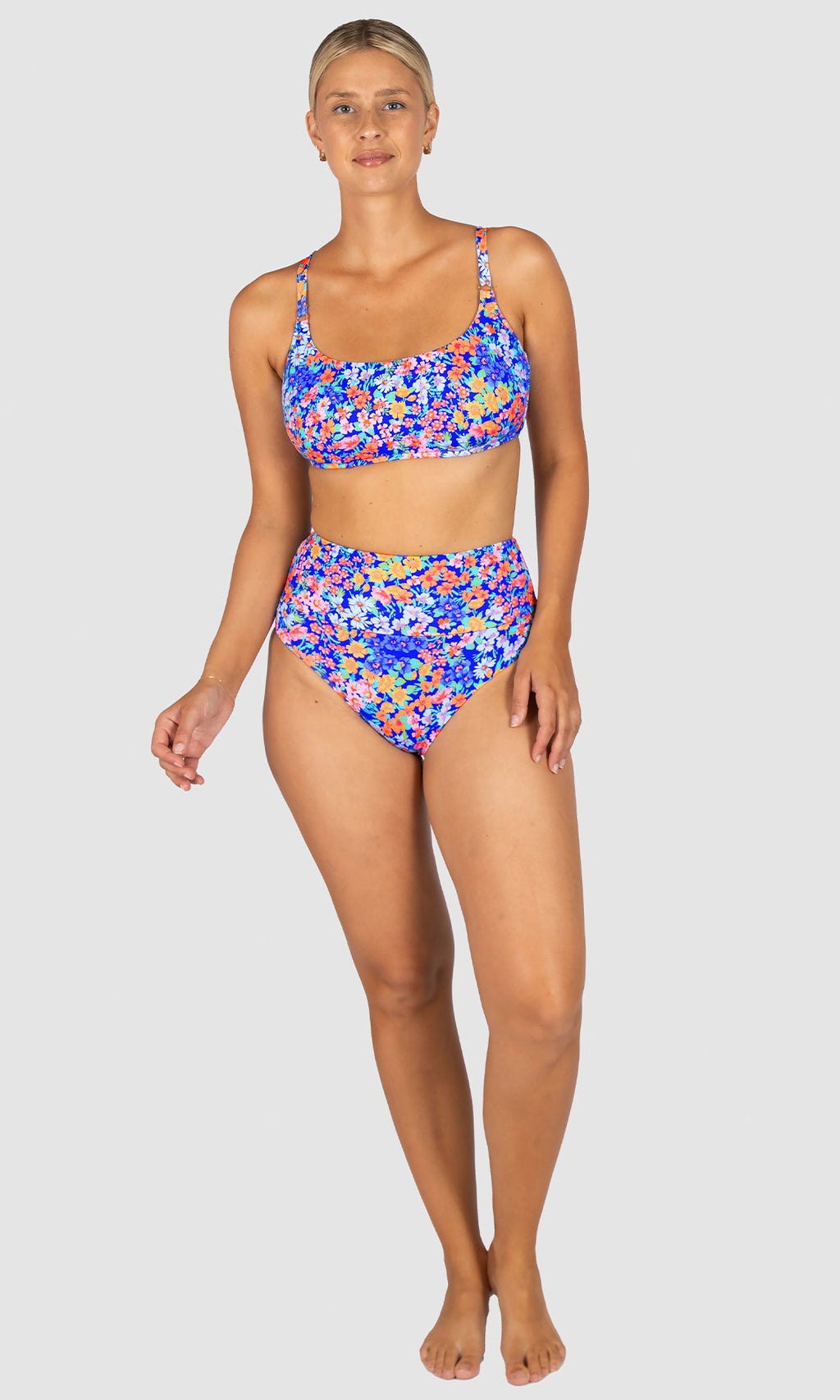 Biarritz Extra Firm High Waist Bikini Bottom Sapphire