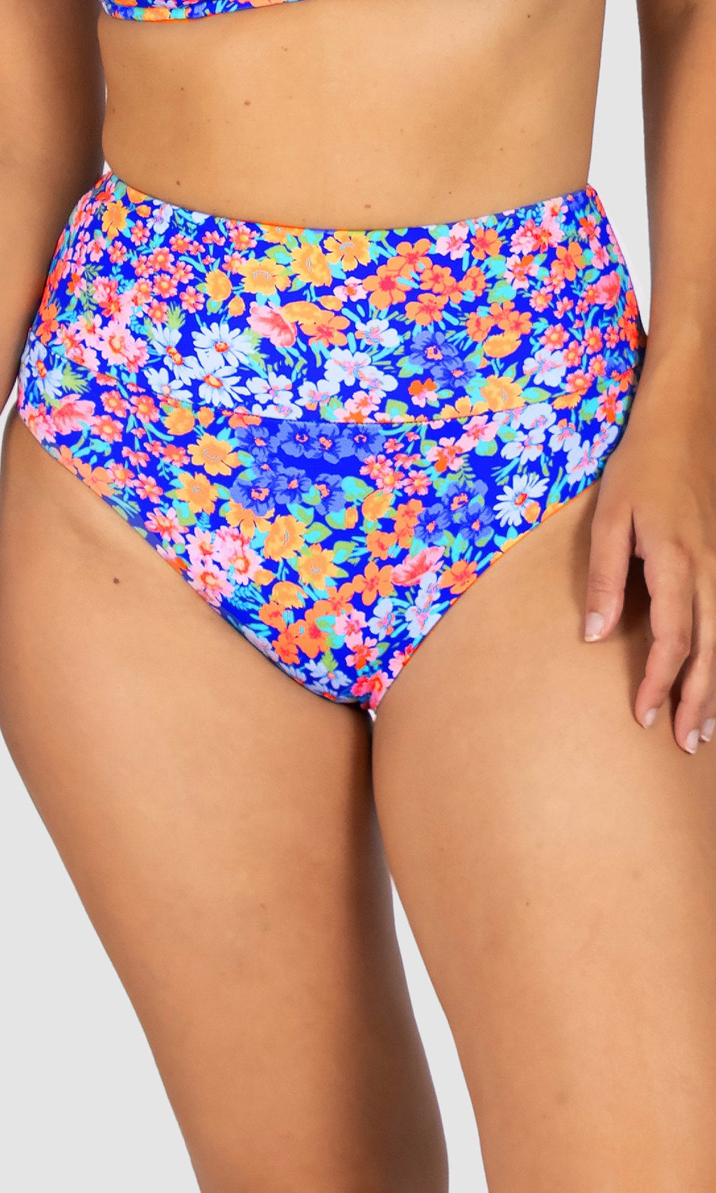 Biarritz Extra Firm High Waist Bikini Bottom Sapphire