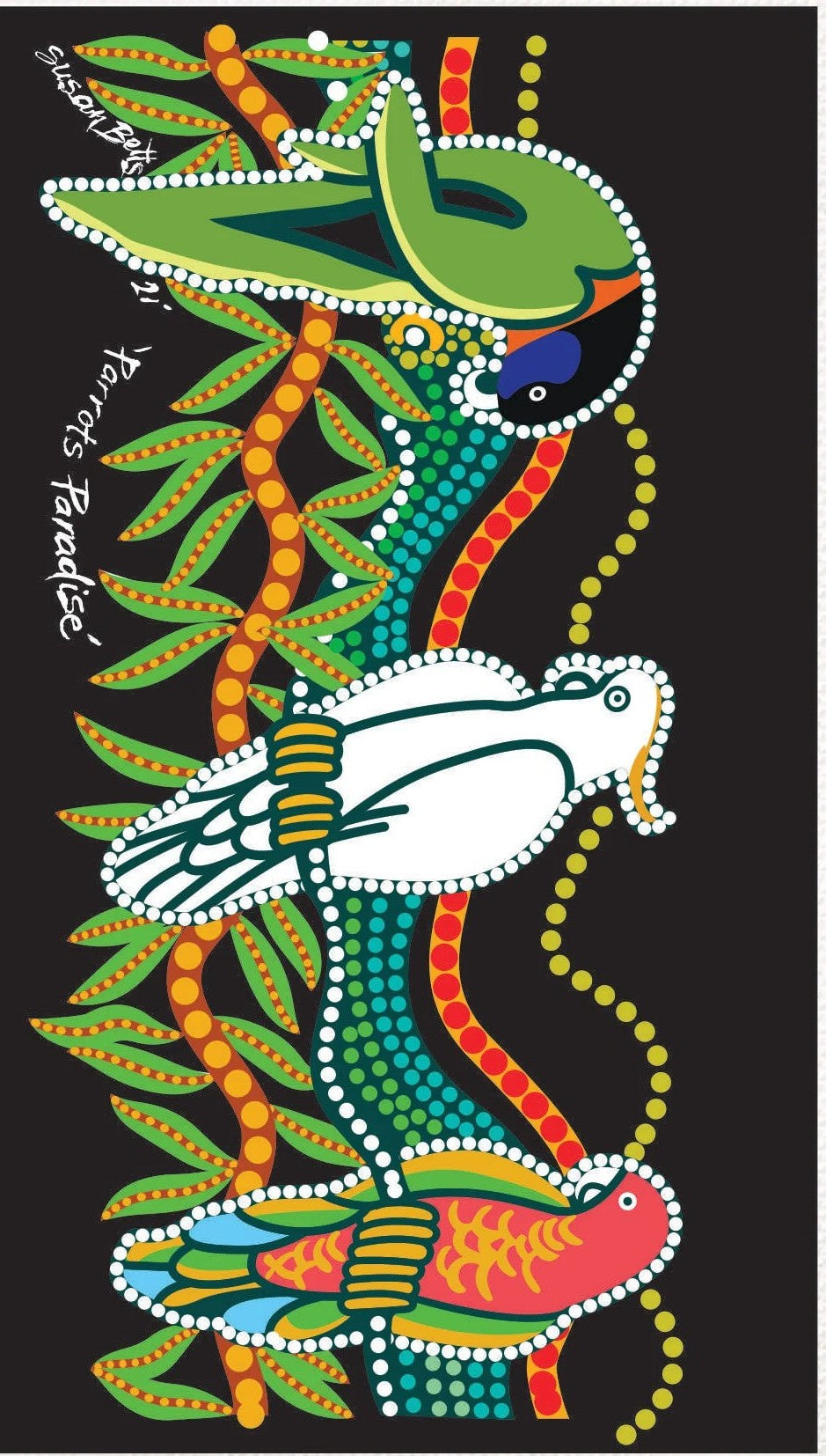 Aboriginal Art Microfibre Teatowels by Susan Betts, More Prints