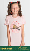 Aboriginal Art Kids T-Shirt Possum (Batja) Pink