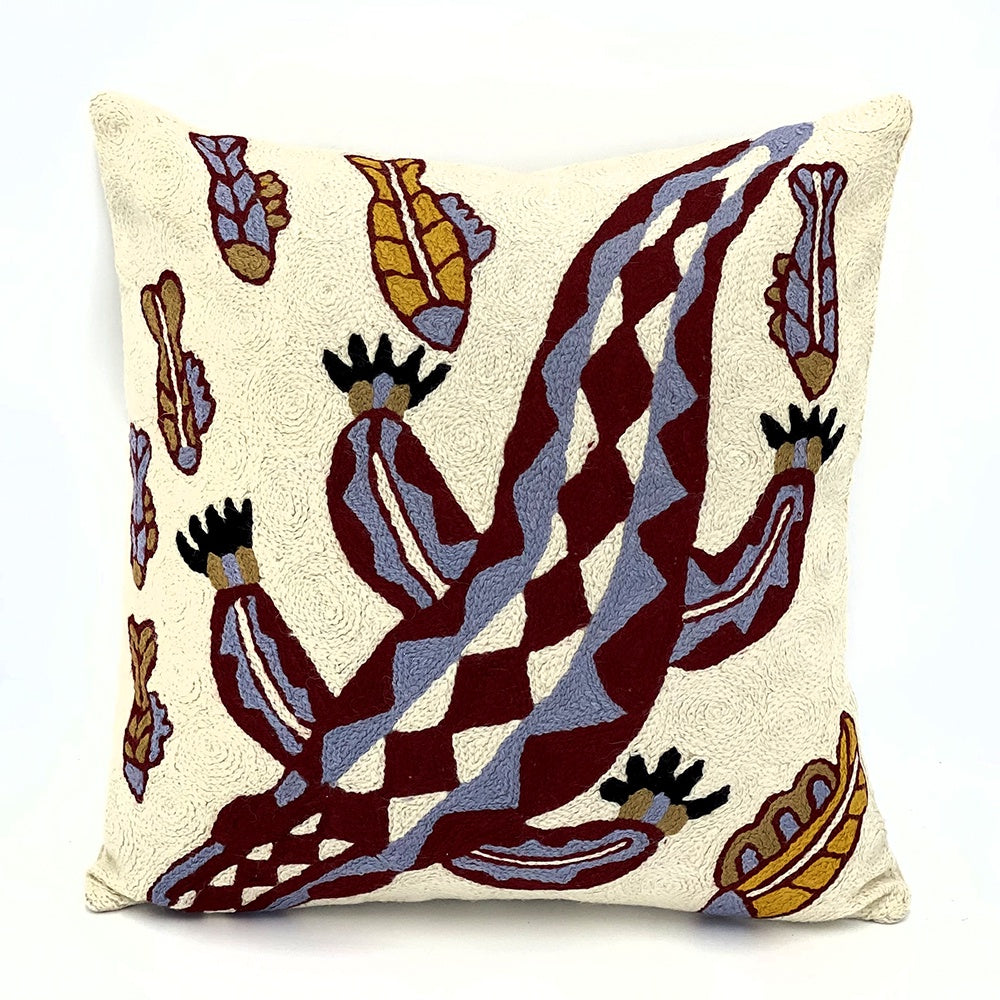 Aboriginal Art Cushion Cover by Susan Wanji Wanji (2)