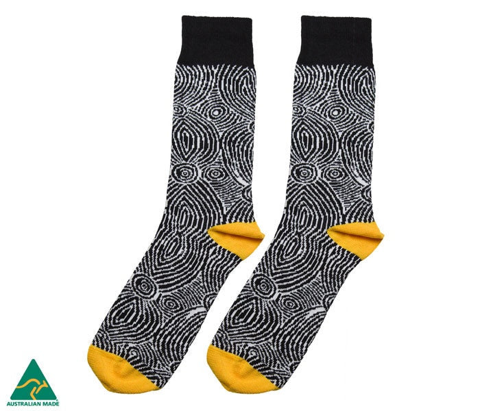 Aboriginal Art Cotton Socks Pauline Gallagher