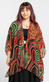 Aboriginal Art Chiffon Shawl Proud & Deadly