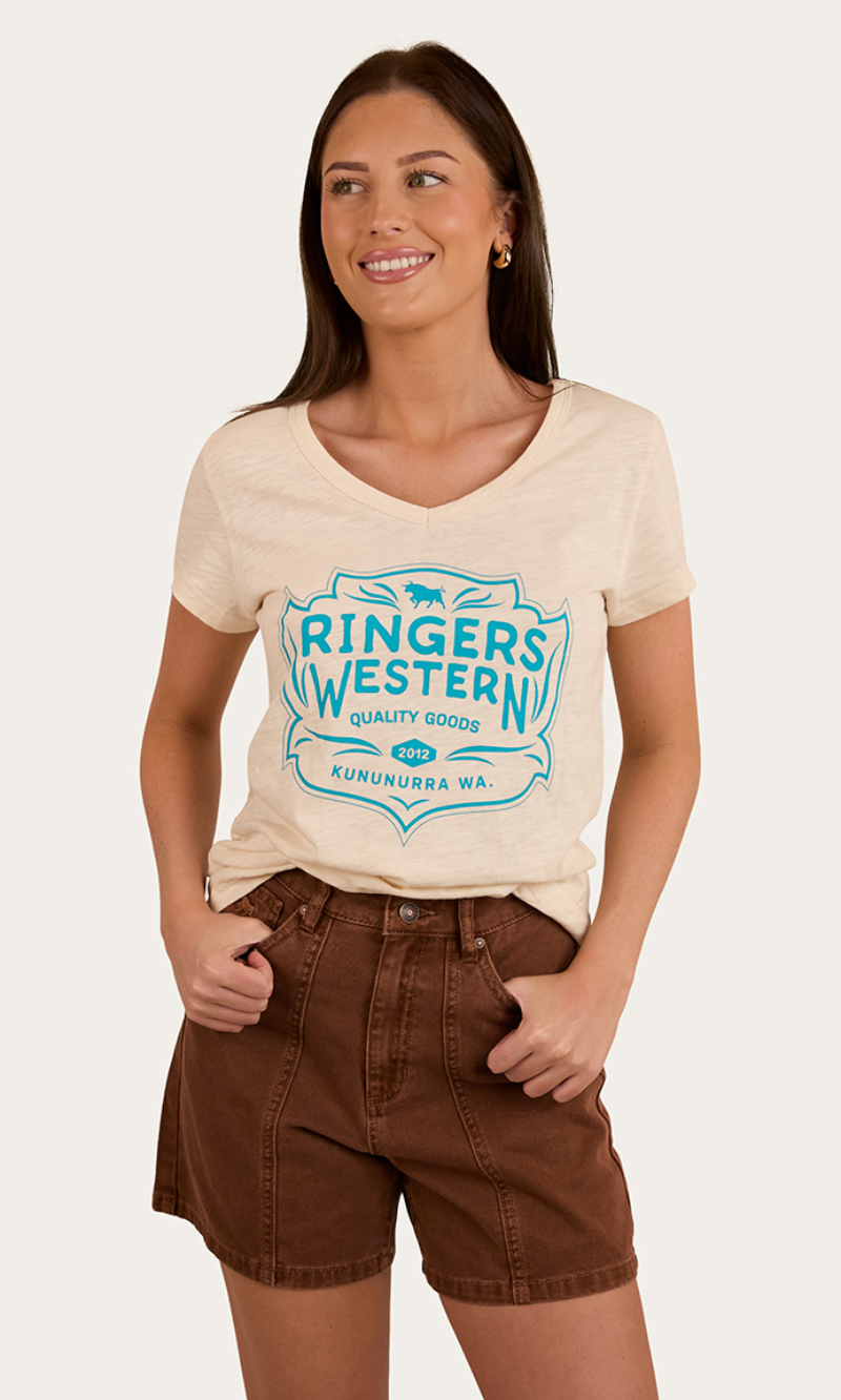 Quality Goods Womens V Neck T Shirt, More Colours