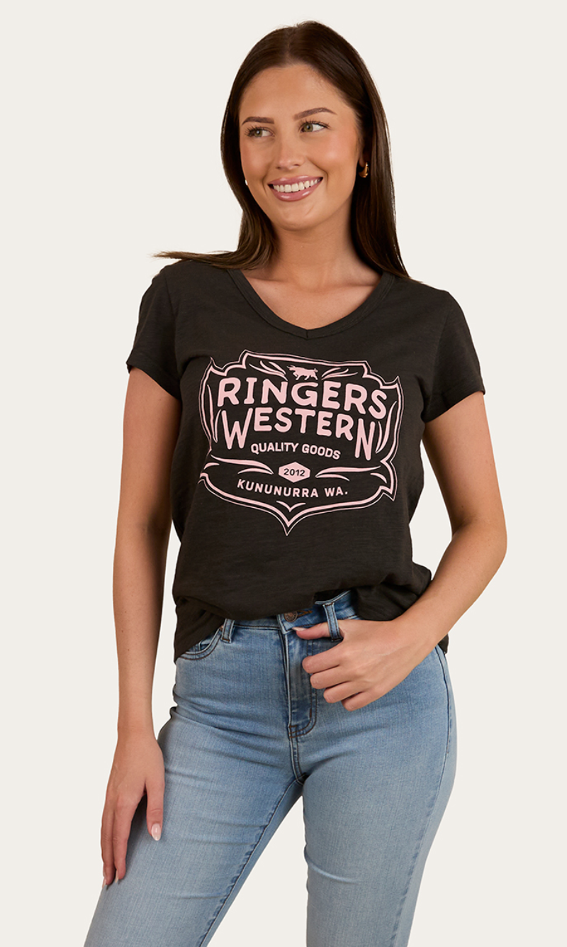 Quality Goods Womens V Neck T Shirt, More Colours