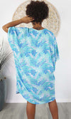 Rayon Dress Resort Tropical Leaves, More Colours
