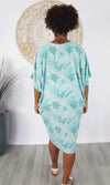 Rayon Dress Resort Tropical Leaves, More Colours