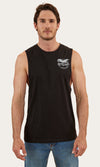 Eagle Mens Muscle Tank Black