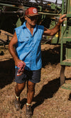 Cotton Rob Roy Men's Sleeveless Work Shirt