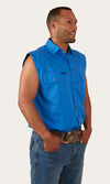Cotton Rob Roy Men's Sleeveless Work Shirt