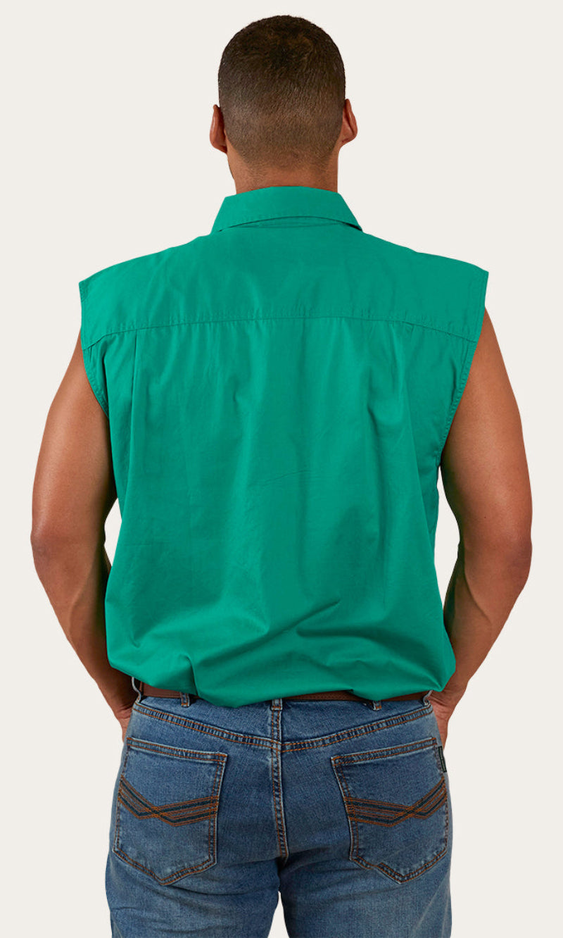 Cotton Rob Roy Men's Sleeveless Work Shirt