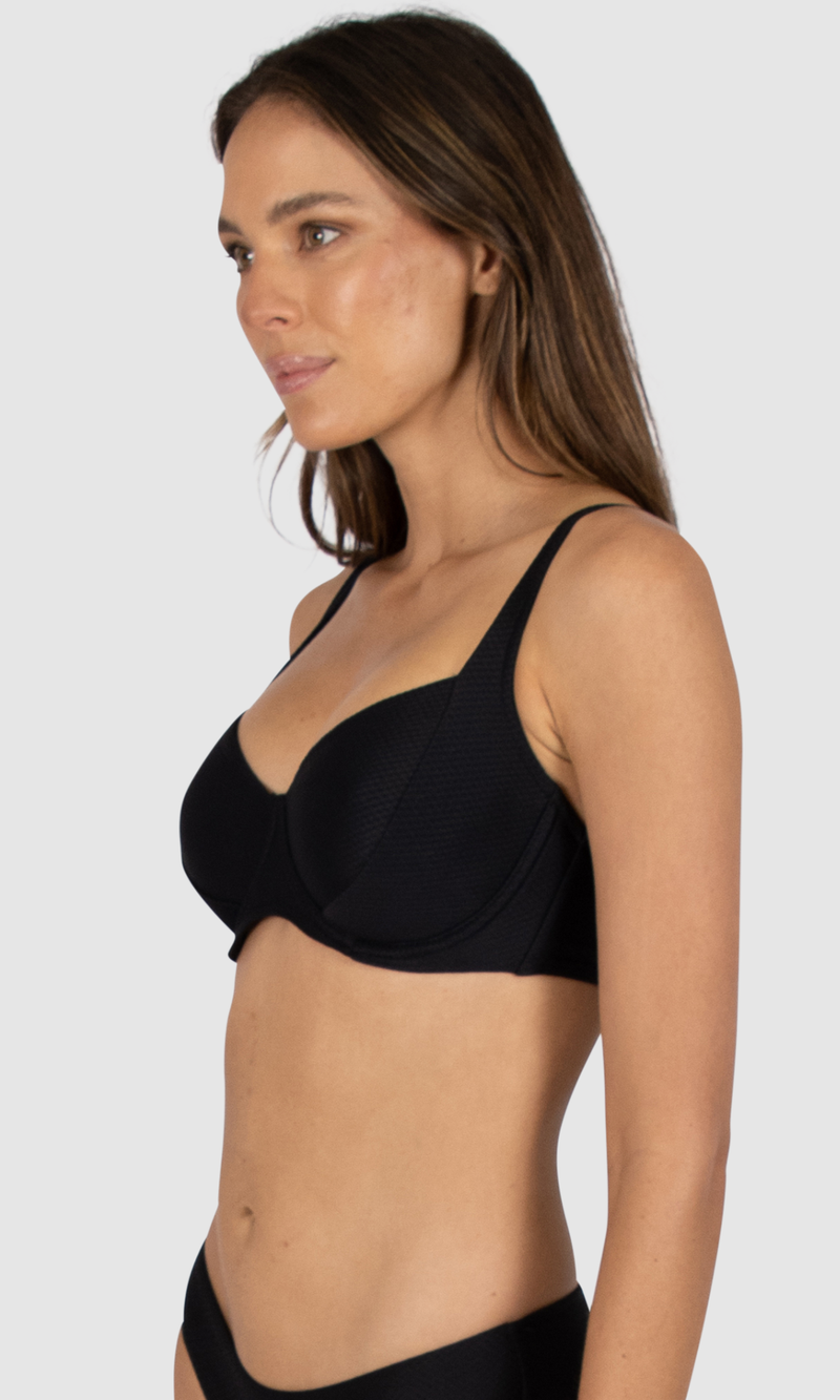 C-DD Underwire Bra Bikini Top Rococco.