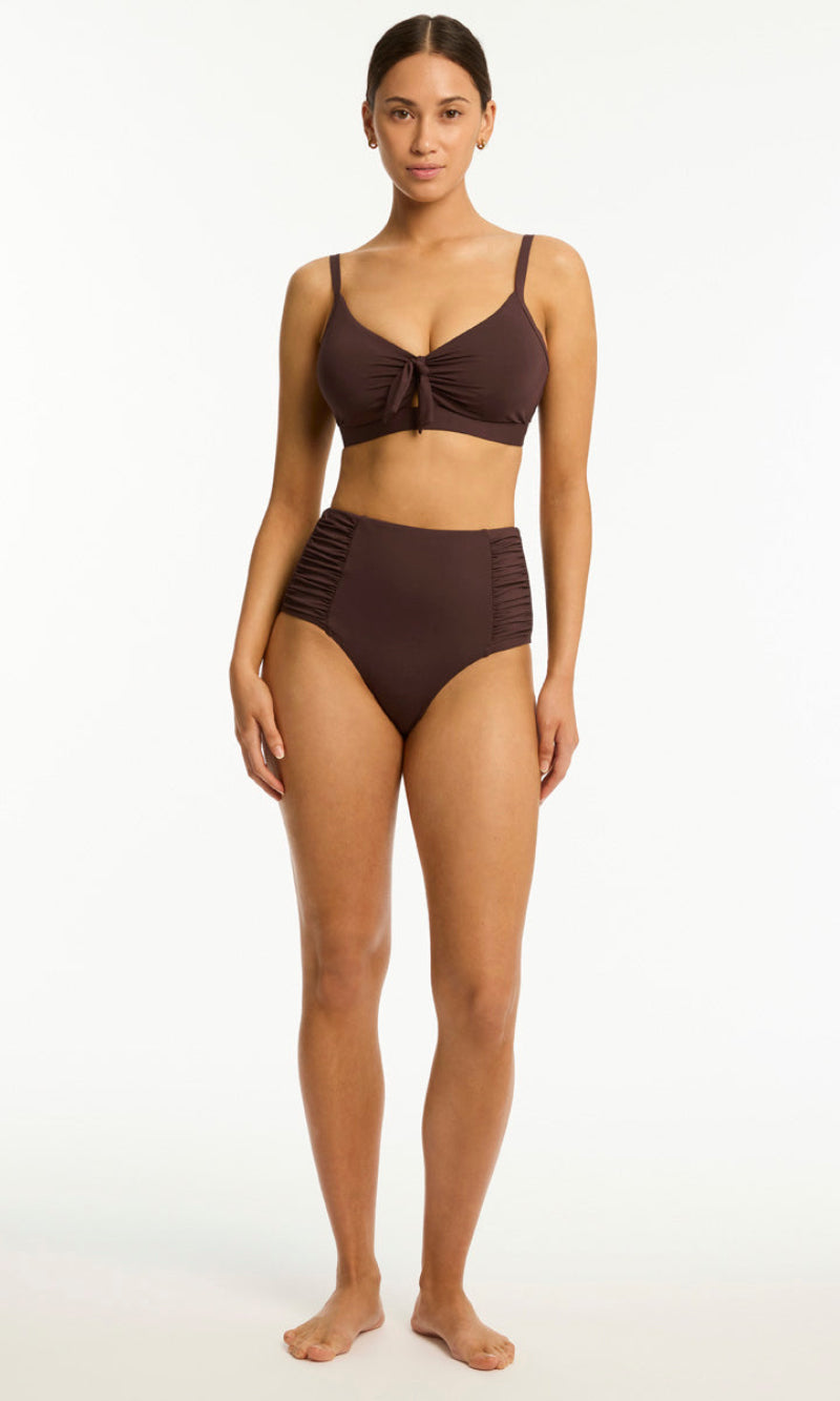 Essentials Edit Tie Front DD/E Bralette