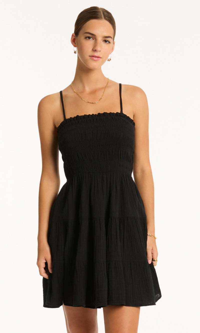 Sunset Short Bandeau Dress Black