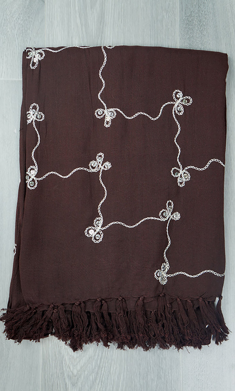 Rayon Sarong Embroidered/Sequined, More Colours