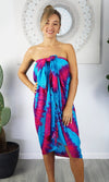 Rayon Sarong Abstract Tie Dye Spiral