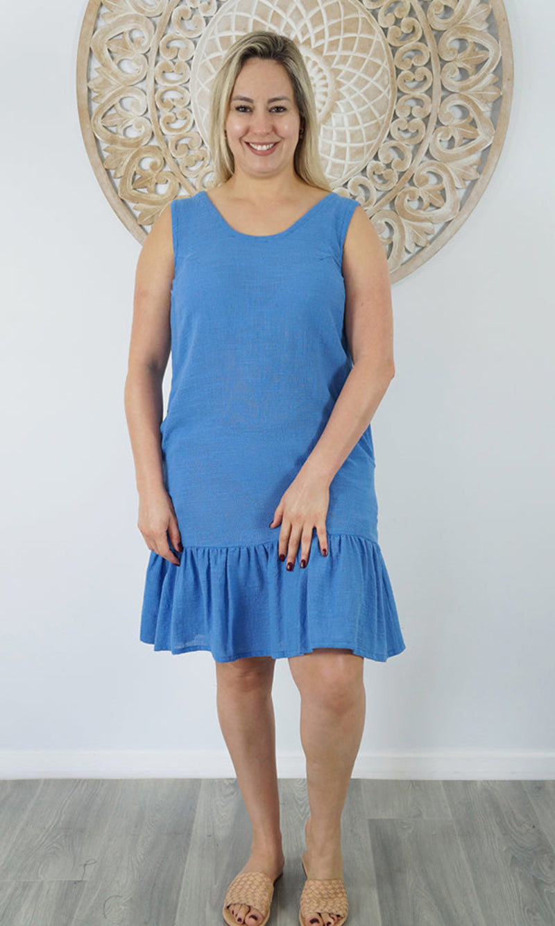 Rayon Dress Shift Plain, More Colours