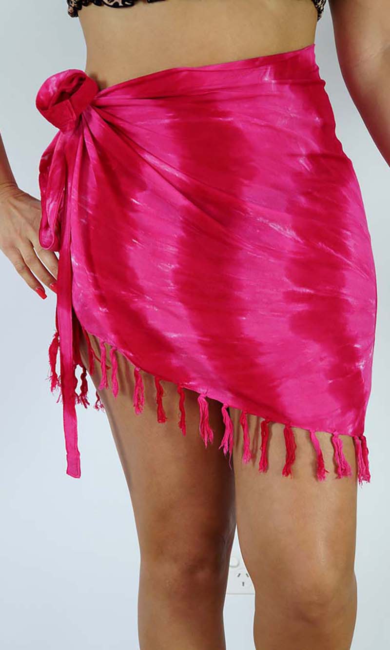 Rayon Sarong Short Bikini Tie, Tie Dye, More Colours