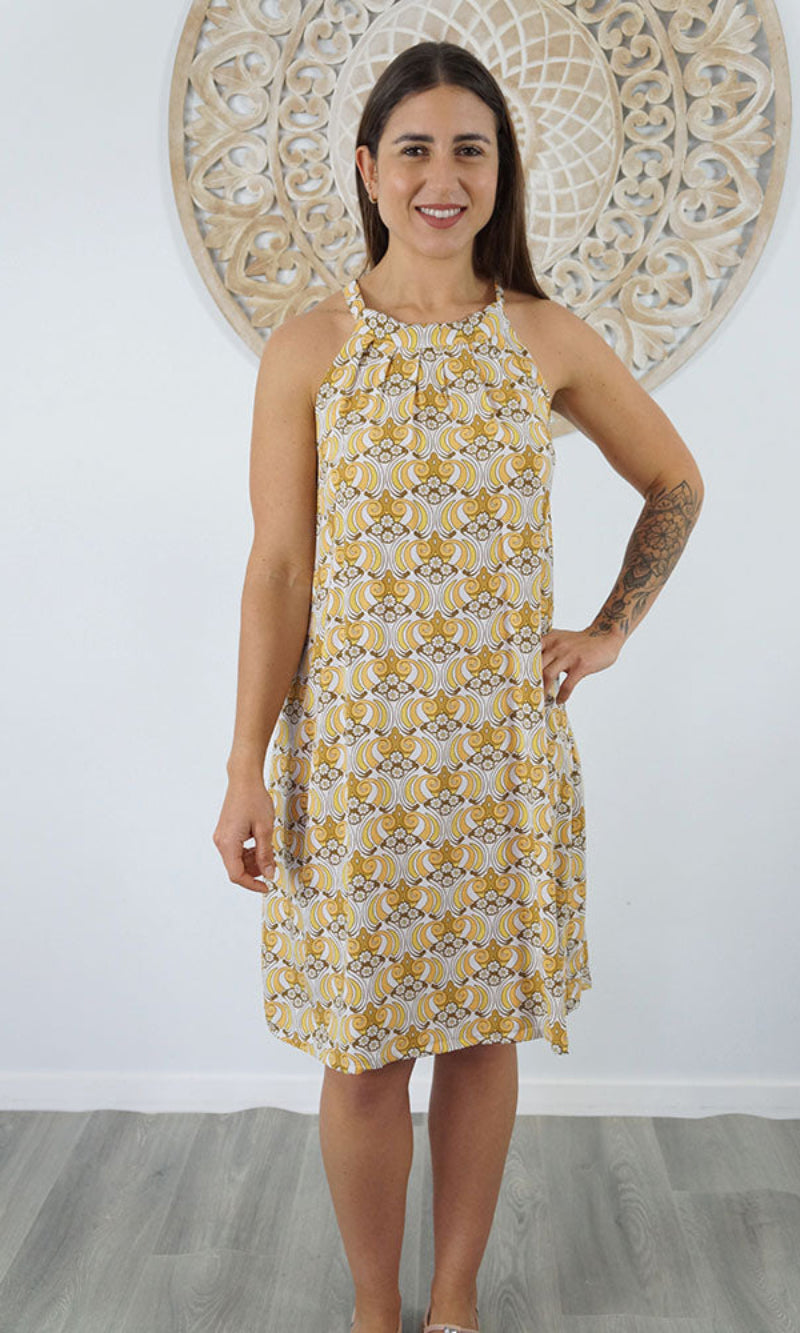 Rayon Dress Short Chloe Groovy, More Colours